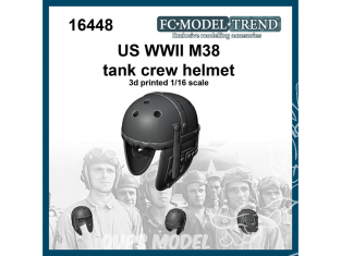 FC MODEL TREND accessoire résine 16448 Casque M38 US WWII 1/16