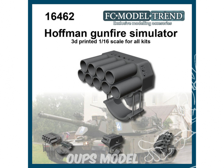 FC MODEL TREND accessoire résine 16462 Simulateur de tir Hoffman 1/16