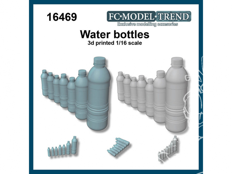 FC MODEL TREND accessoire résine 16469 Bouteilles d'eau 1/16