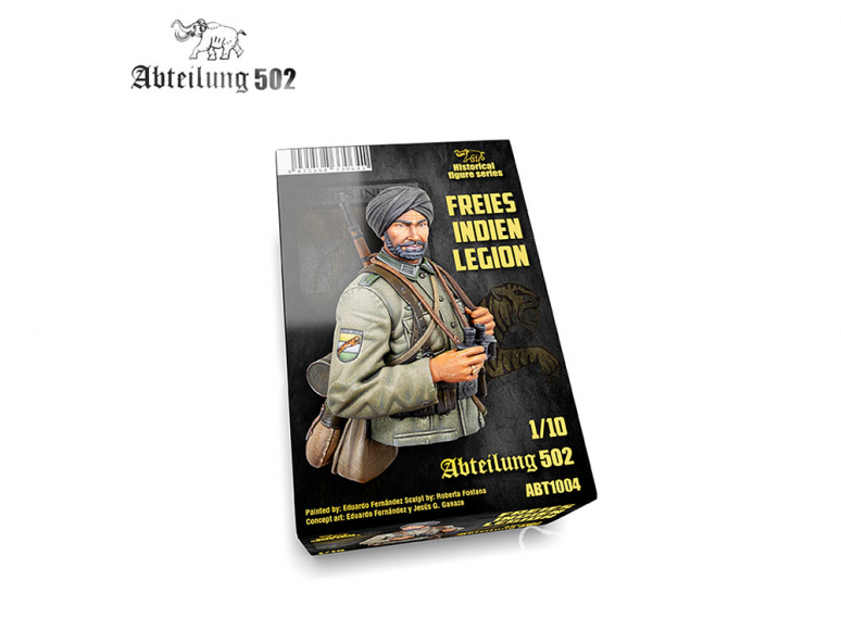 Abteilung 502 figurine ABT1004 BUSTE FREIES INDIEN LEGION SÉRIE DE FIGURES HISTORIQUE 1/10