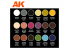 Ak interactive peinture acrylique 3G Set AK11765 COFFRET SIGNATURE ANIME FIGURES PAR KEIGO MURAKAMI