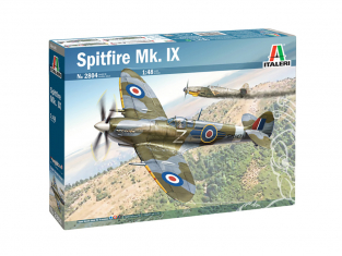 Italeri maquette avion 2804 Spitfire Mk. IX DECORATION FRANCAISE INCLUSE 1/48