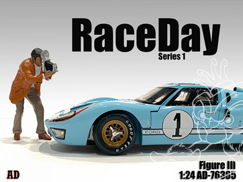 American Diorama figurine AD-76385 Race Day 1 - Figurine III 1/24