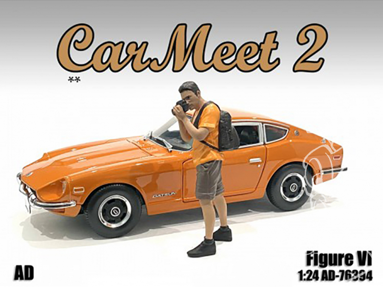 American Diorama figurine AD-76394 Car Meet 2 - Figurine VI 1/24