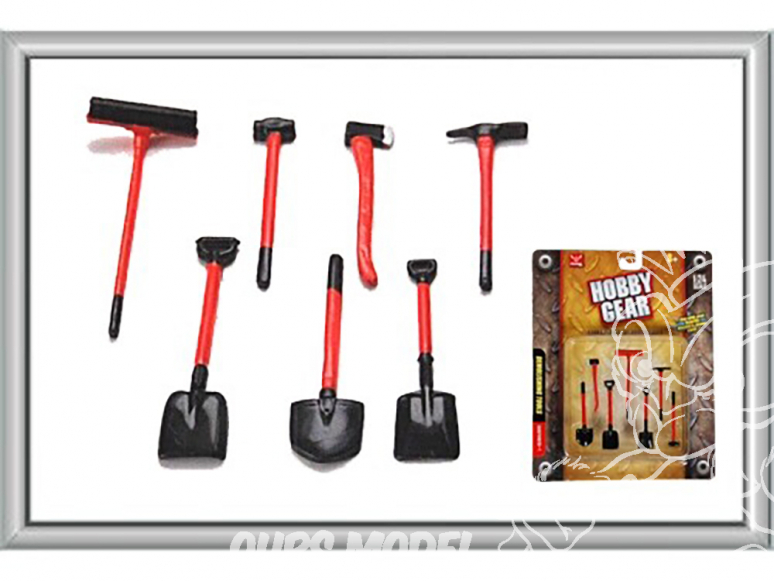 Hobby Gear accessoire diorama monté peint 17024 Outils de démolition 1/24