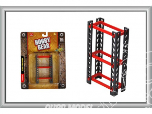 Hobby Gear accessoire diorama monté peint 17021 Rack à pneus 1/24