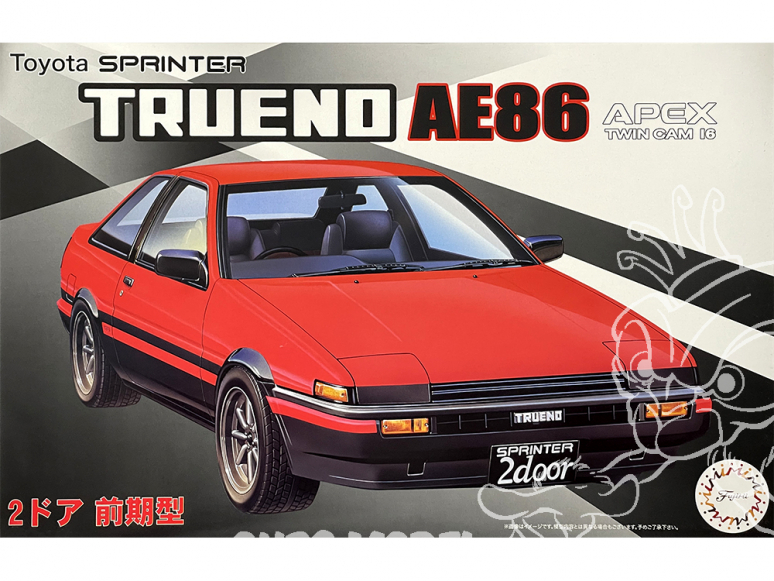 Fujimi maquette voiture 46297 Toyota Trueno AE86 Apex Twin Cam 16 1/24