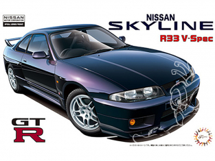 Fujimi maquette voiture 46273 Nissan Skyline GT-R R33 V-spec 1/24