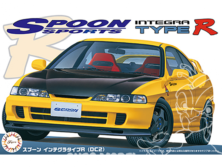 Fujimi maquette voiture 46341 Honda Integra Type R Spoon Sports 1/24