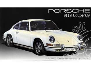 Fujimi maquette voiture 126685 Porsche 911S Coupe 1969 1/24