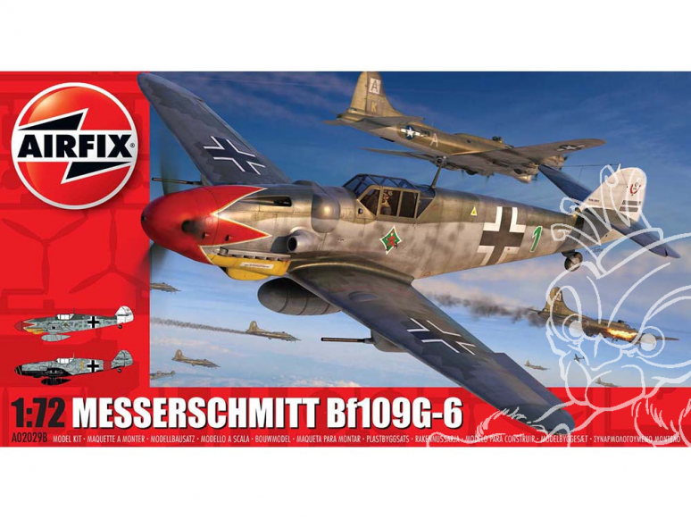 Airfix maquette avion A02029B Messerschmitt Bf109G-6 1/72