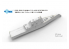 Snowman model maquette bateau SP-6001 DDG-1000 Destroyer classe Zumwalt 1/350