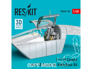 ResKit kit d'amelioration Avion RSU48-0168 Cockpit du F-111D avec décalcomanies 3D pour kit HobbyBoss 1/48
