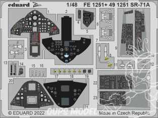 Photodécoupe Eduard BIG49329 Big Ed SR-71A (Revell) - 1/48 - Neuf