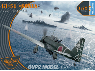 Clear Prop maquette avion CP72012 Mitsubishi Ki-51 Sonia Reconnaissance ADVANCED KIT 1/72