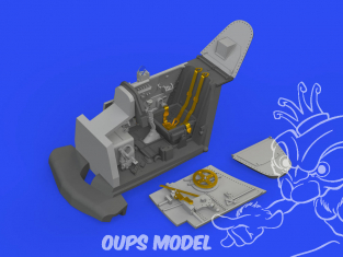 Eduard kit d'amelioration brassin Print 672288 Cockpit S-199 verrière ERLA Eduard 1/72