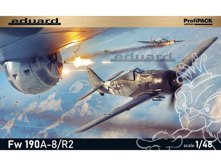 EDUARD maquette avion 82145 Focke Wulf Fw 190A-8/R2 ProfiPack Edition Réédition 1/48