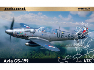 EDUARD maquette avion 70153 Avia CS-199 ProfiPack Edition 1/72
