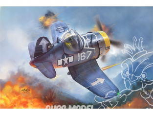 Tiger Model maquette avion Cute TM-114 F4U-4 Corsair US Navy Fighter