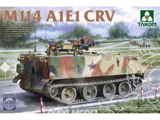 Takom maquette militaire 2149 M114 A1E1 CRV 1/35