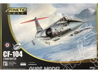 Kinetic maquette avion K48127 CF-104 Starfighter Kinetic Gold 1/48