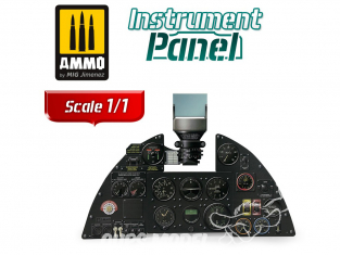 MIG Instrument panel 8284 Hawker Hurricane Mk.I Tableau de bord 1/1