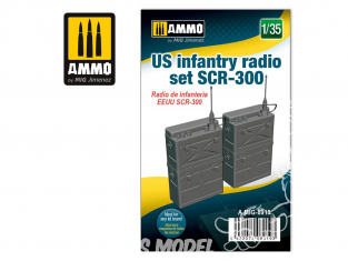 Ammo Mig accessoire 8919 Set radio infanterie US SCR-300 1/35