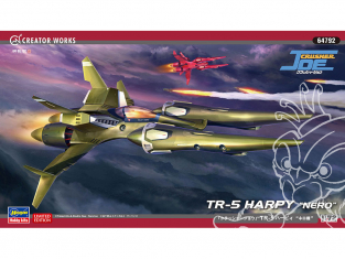 HASEGAWA maquette avion 64792 Crusher Joe TR-5 Harpie "Nero Machine" 1/72