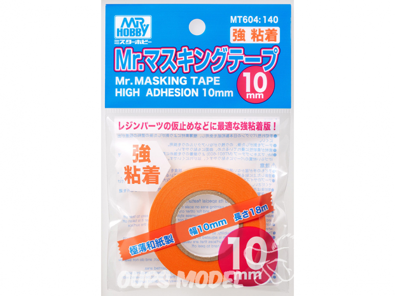 Mr Hobby peinture maquette MT604 Mr. Masking Tape Adhésif puissant Ruban de masquage M. 10mm