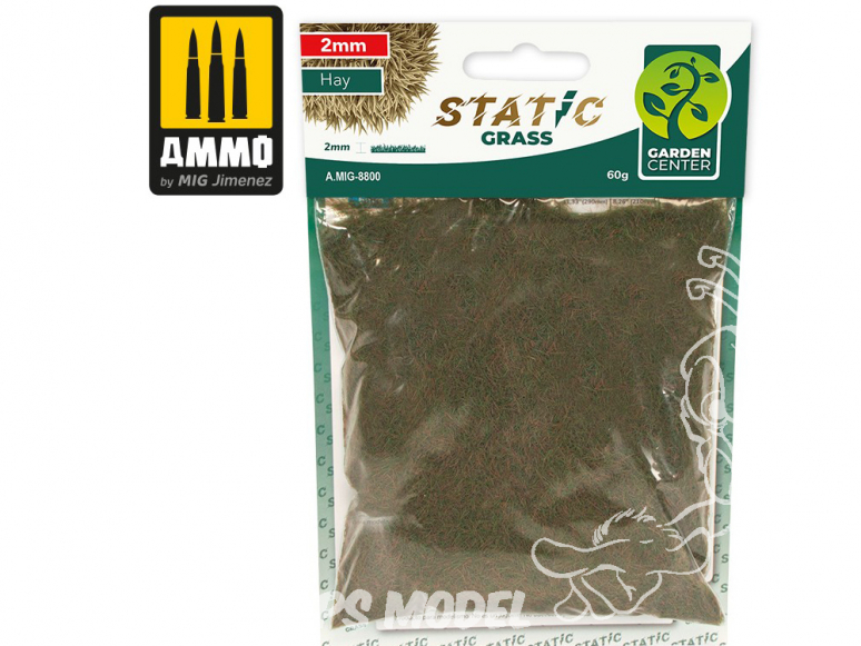 Mig végétation 8800 Herbe statique - Foin - 2mm 60g