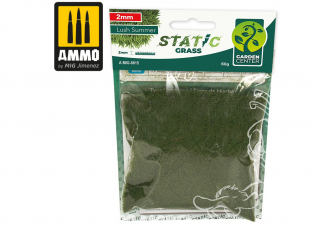 Mig végétation 8815 Flocage herbe statique - Eté luxuriant - 2mm 60g