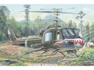 Hobby Boss maquette helicoptére 81807 UH-1 Huey B/C 1/18
