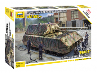 Zvezda maquette militaire 5073 Char super lourd allemand Maus 1/72