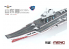 Meng maquettes bateau PS-006S Porte avions PLA. Navy Shandong édition pré-colorée 1/700