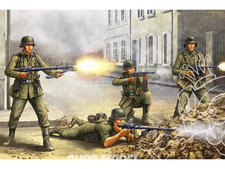 Hobby Boss maquette figurines 84416 Infanterie allemande "le mur de barrage" 1/35