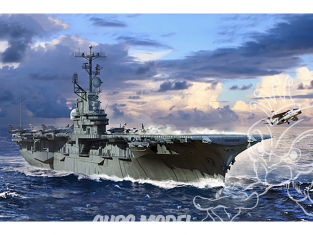 TRUMPETER maquette bateau 06743 Porte-avions USS Intrepid CVS-11 1/700