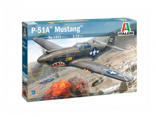 Italeri maquette avion 1423 North American P-51A Mustang 1/72