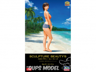 Hasegawa maquette figurine 52314 "Sourire" n°01 de Sculpture Beauty 1/12