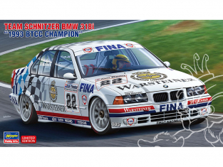 Hasegawa maquette voiture 20551 Team Schnitzer BMW 318i "Champion BTCC 1993" 1/24