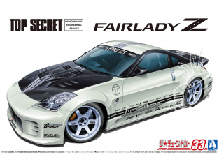 Aoshima maquette voiture 53645 Nissan 350Z Top Secret Fairlady Z 2005 1/24