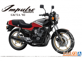 Aoshima maquette moto 63767 Suzuki GSX400FS GK72A 1982 1/12