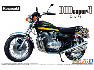 Aoshima maquette moto 63415 Kawasaki 900 Super4 Z1A 1974 1/12
