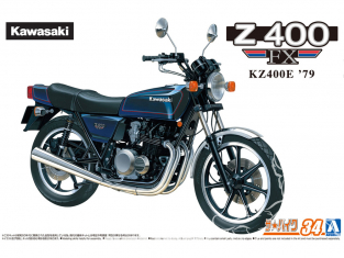 Aoshima maquette moto 63682 Kawasaki Z400FX KZ400E 1979 1/12