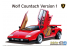 Aoshima maquette voiture 63361 Lamborghini Countach Wolf Version 1 1975 1/24