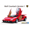 Aoshima maquette voiture 63361 Lamborghini Countach Wolf Version 1 1975 1/24