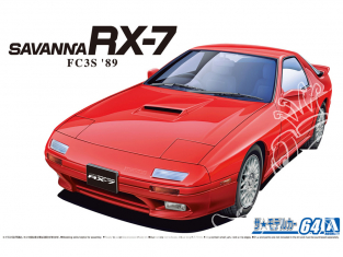 Aoshima maquette voiture 63651 Mazda RX-7 Savanna FC3S 1989 1/24