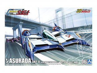 Aoshima maquette voiture 59081 Asurada AKF-0 Aero Mode / Aeroboost Mode / Spiralboost Mode Cyber Formula 1/24
