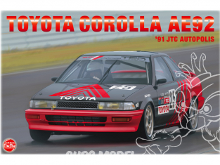 NuNu maquette voiture de Piste PN24025 TOYOTA COROLLA AE92 ’91 JTC AUTOPOLIS 1/24