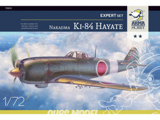Arma Hobby maquette avion 70051 Nakajima Ki-84 Hayate Expert Set 1/72