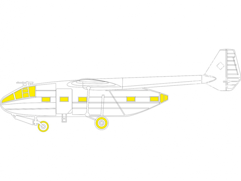 Eduard Express Mask EX868 Gotha GO 242B Icm 1/48
